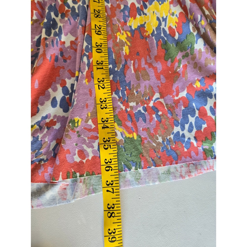 Rachel Pally Multicolor Abstract Modal Empire Waist Midi Dress Sz S Boho Cottage - Picture 9 of 11